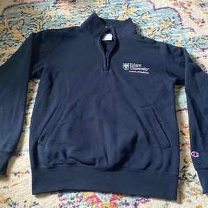 Tulane university quarter zip sweatshirt